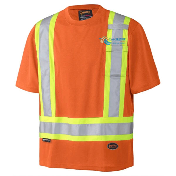 Embroidered Hi-Viz Safety T-Shirt: Bird's-Eye Poly  Thumbnail