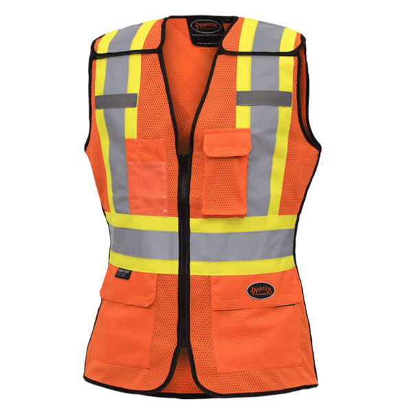 Ladies Hi-Vis Tear Away Vest Thumbnail