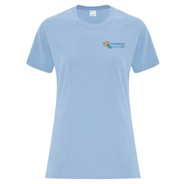 Embroidered Ladies Cotton T-Shirt Thumbnail