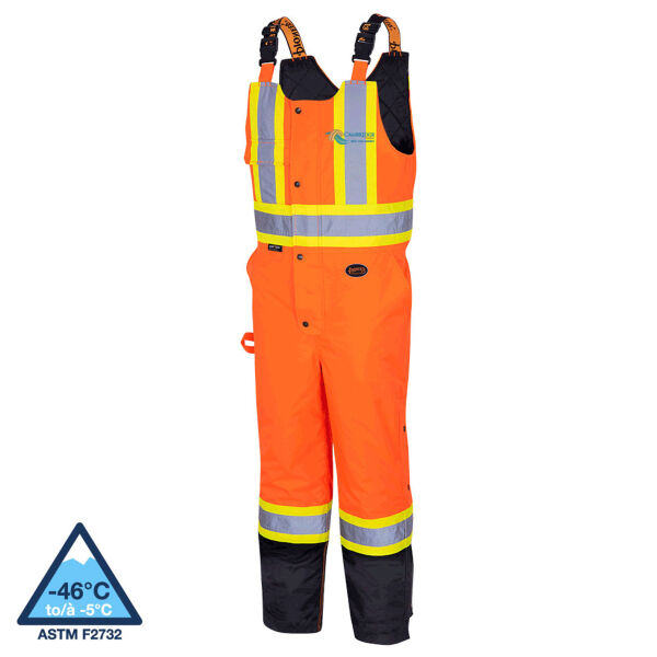 Embroidered Insulated 300D Polyester Bib Overalls Thumbnail